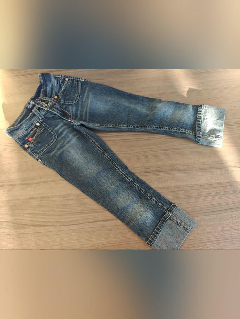 Y2K Angels Jeans Capli Blue Jeans